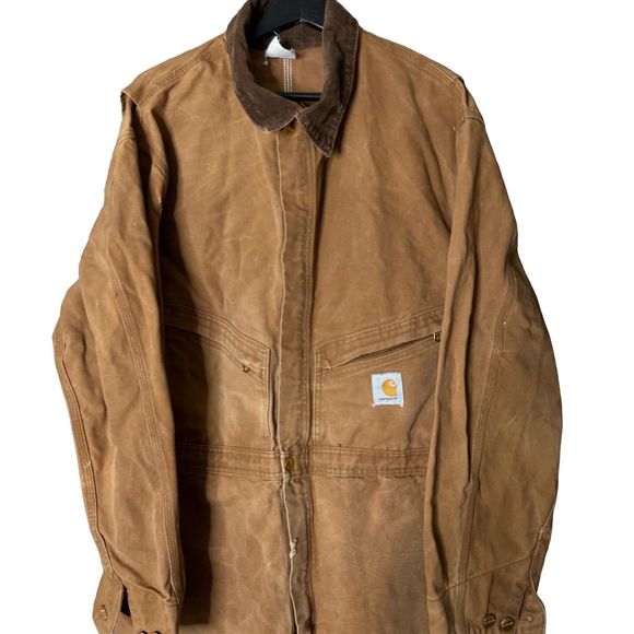 VTG Carhartt Duck Coveralls USA 46R - Picture 2 of 6